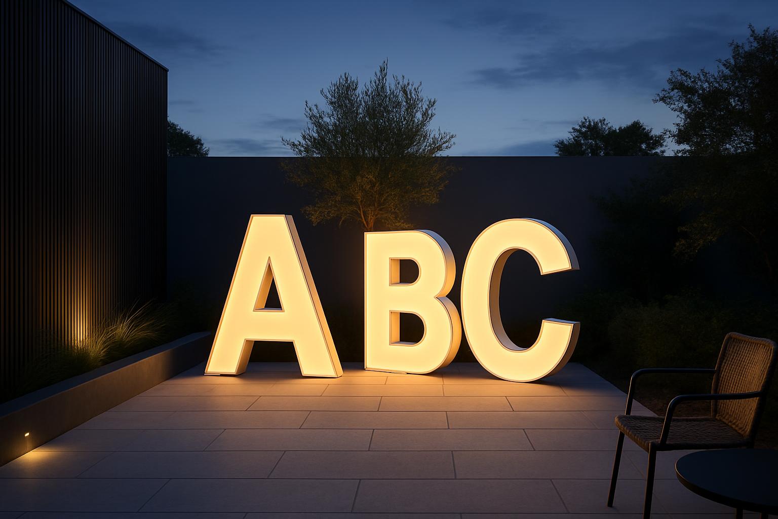 Courtyard dusk